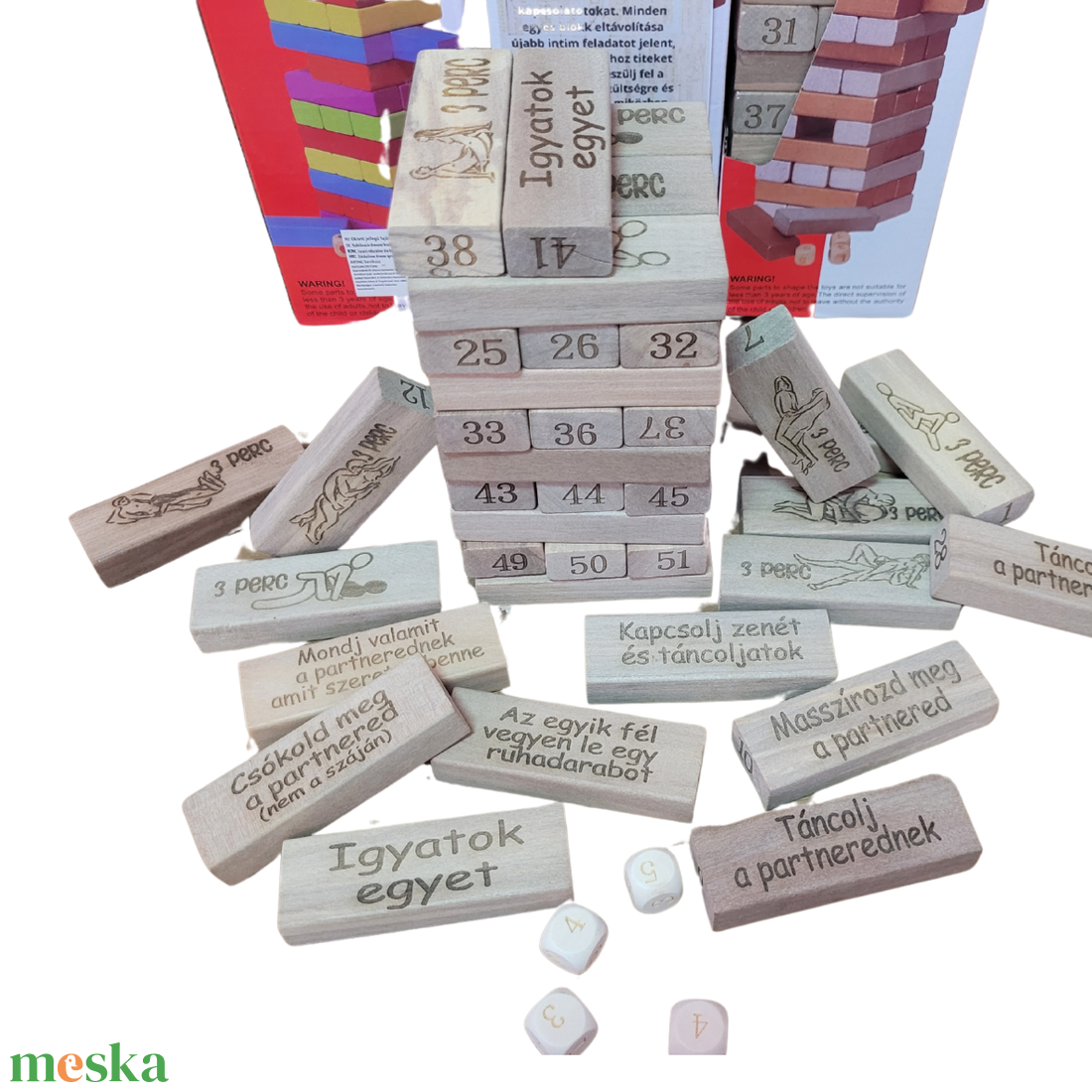 Felnőtt jenga pároknak - játék & sport - építőjáték - Meska.hu Felnőtt jenga pároknak - játék & sport - építőjáték - Meska.hu