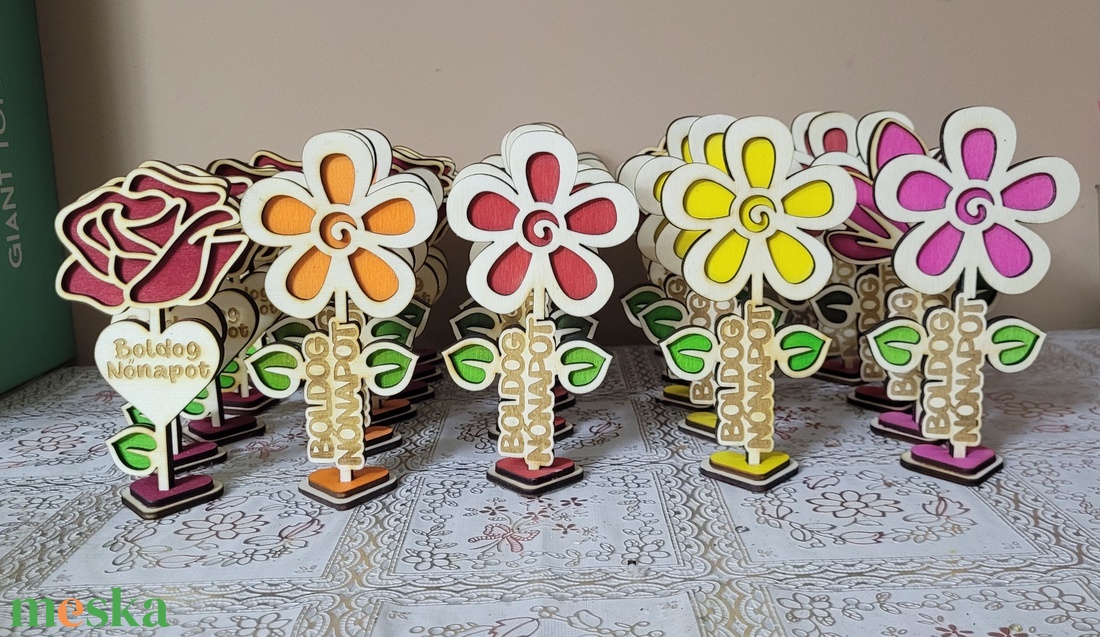 Fa örök virágok egyedi felirattal is - otthon & életmód - dekoráció - Meska.hu