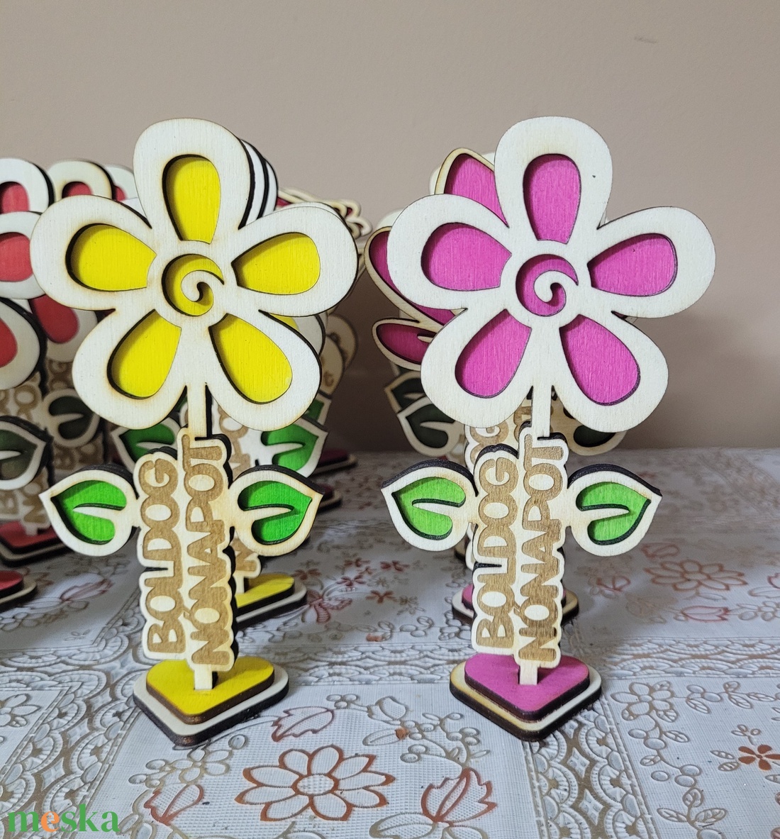 Fa örök virágok egyedi felirattal is - otthon & életmód - dekoráció - Meska.hu