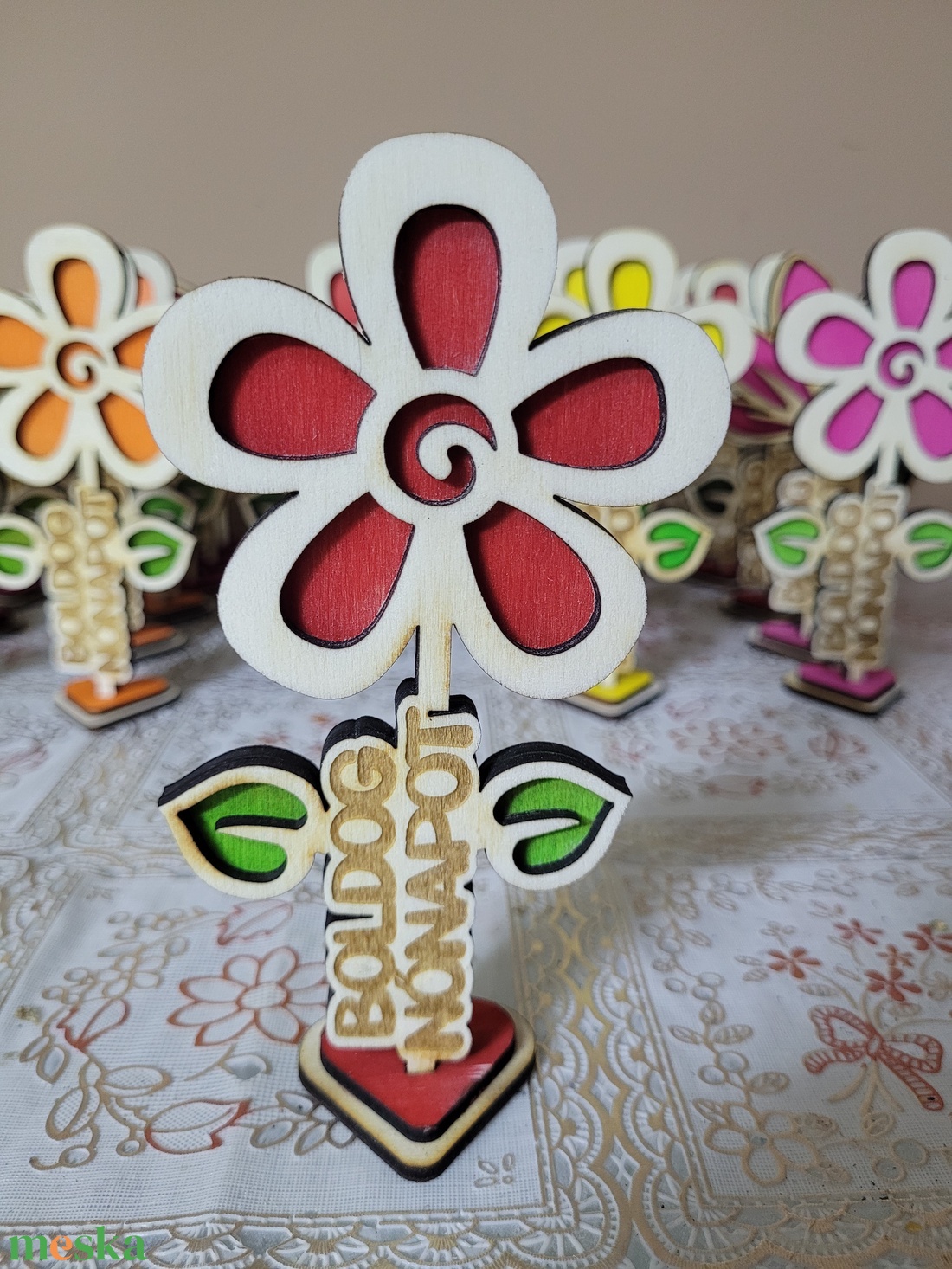 Fa örök virágok egyedi felirattal is - otthon & életmód - dekoráció - Meska.hu