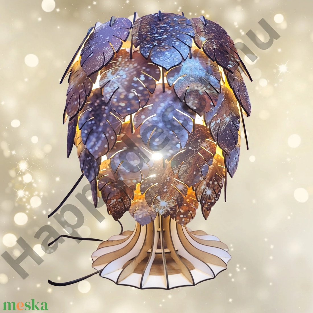 Luxleaf Egyedi designlampa színes fénnyel  - otthon & életmód - lámpa - állólámpa - Meska.hu