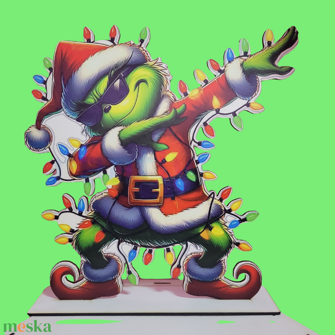 Grincs 30 cm-es álló dekor - otthon & életmód - lámpa - asztali lámpa - Meska.hu