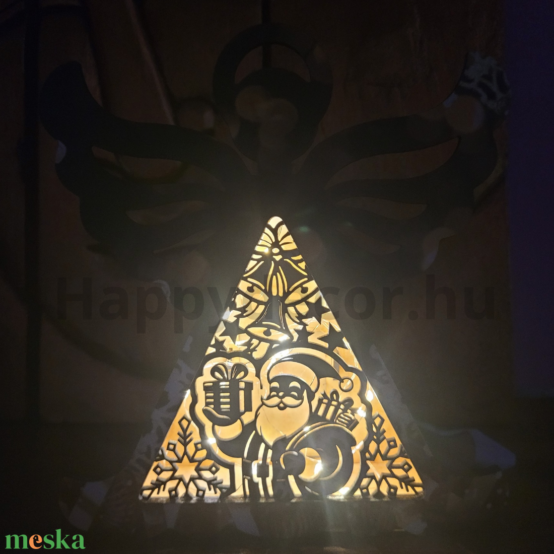 Angyalos led dekor lámpa  - otthon & életmód - lámpa - asztali lámpa - Meska.hu