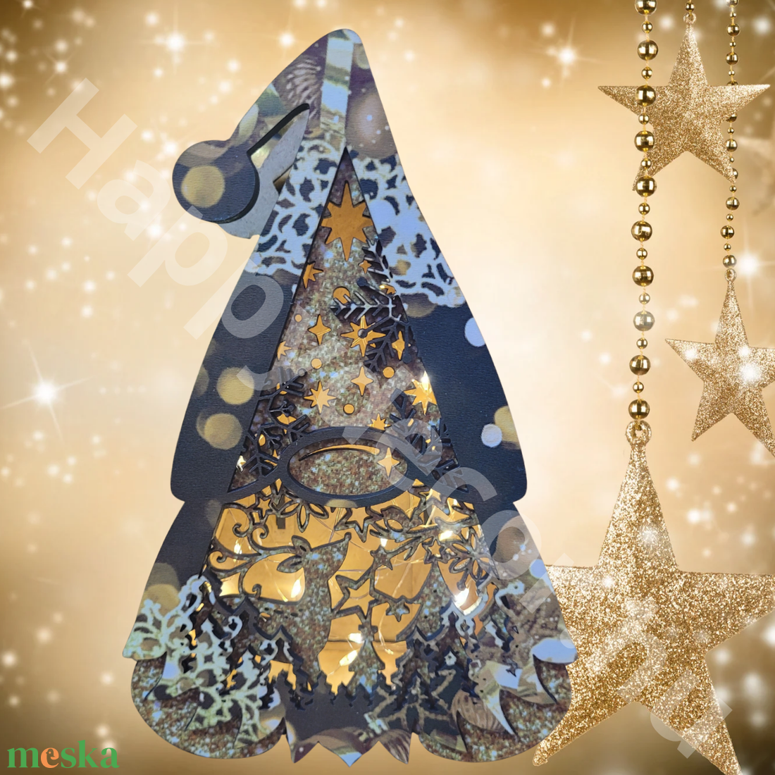 Manós led dekor lámpa  - otthon & életmód - lámpa - asztali lámpa - Meska.hu