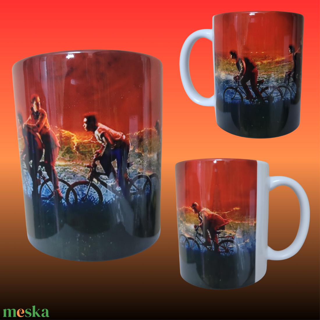 Stranger things bögre  - otthon & életmód - konyhafelszerelés, tálalás - tálalás - bögre & csésze - Meska.hu