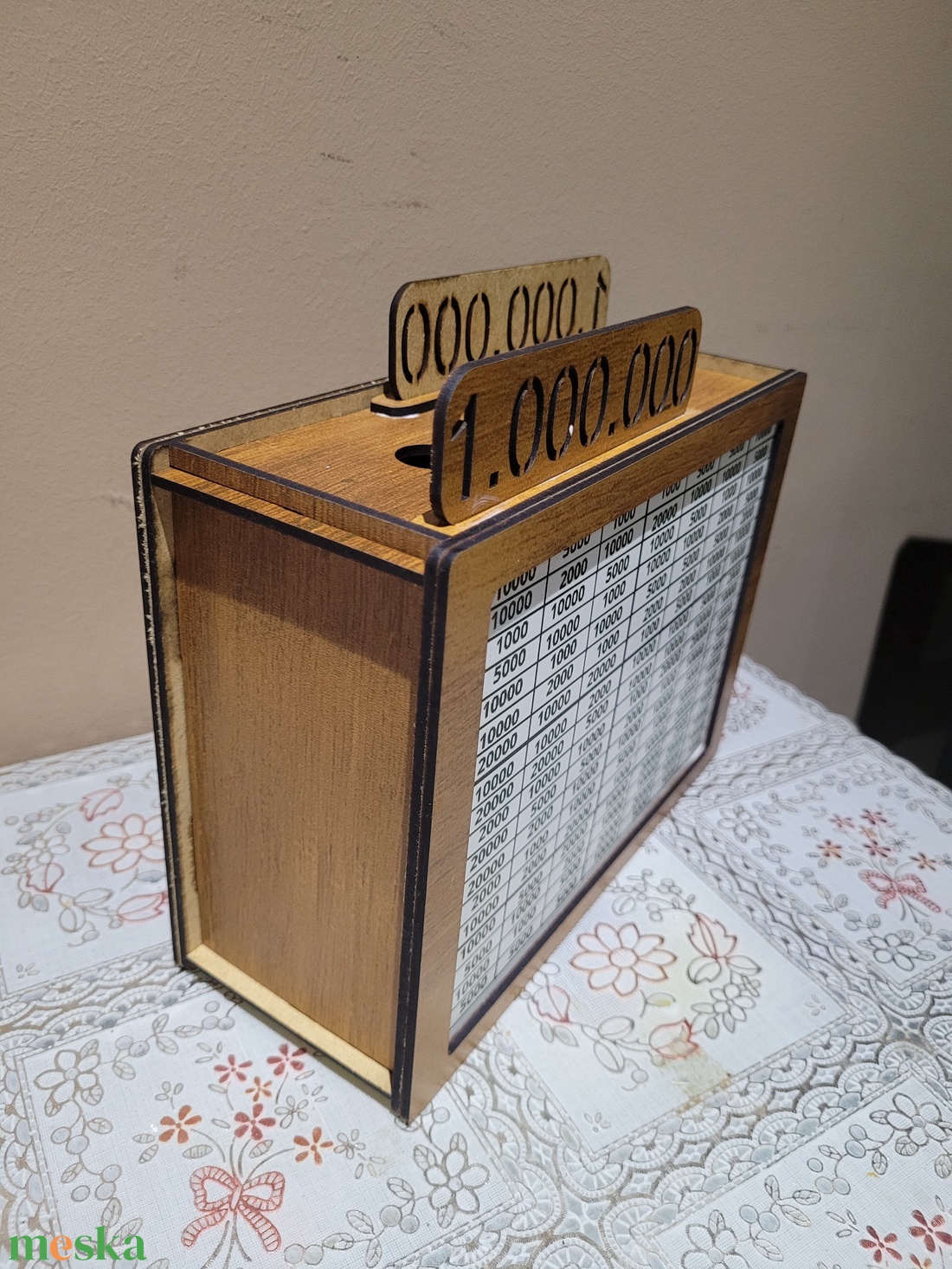 1 millió Ft megtakarítási persely  - otthon & életmód - dekoráció - asztal és polc dekoráció - persely - Meska.hu