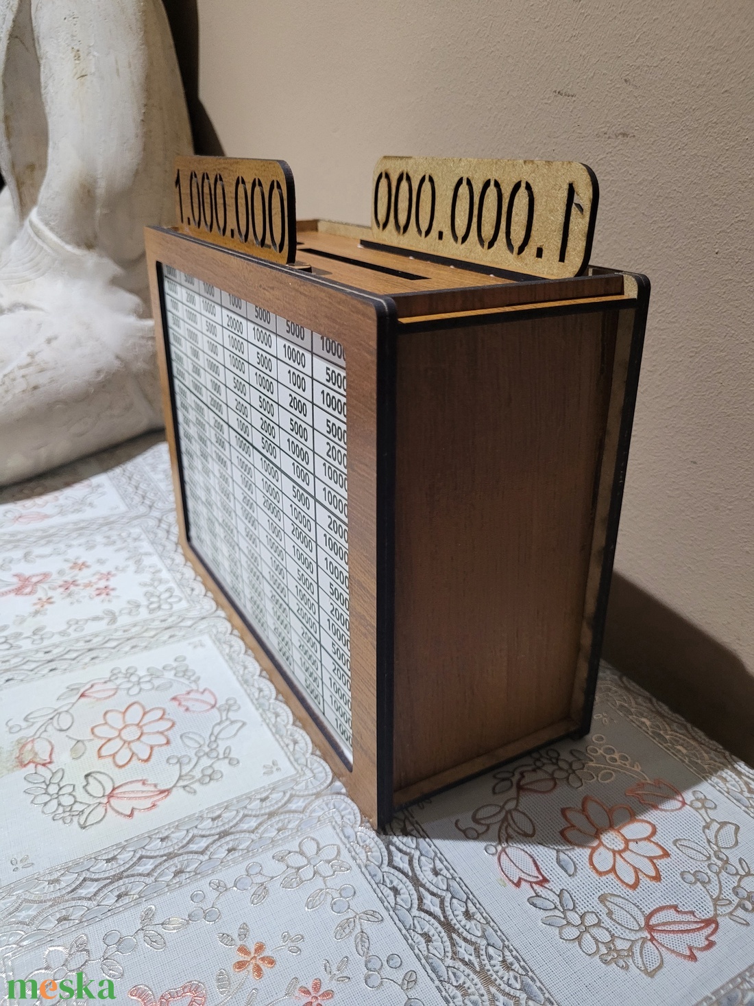 1 millió Ft megtakarítási persely  - otthon & életmód - dekoráció - asztal és polc dekoráció - persely - Meska.hu