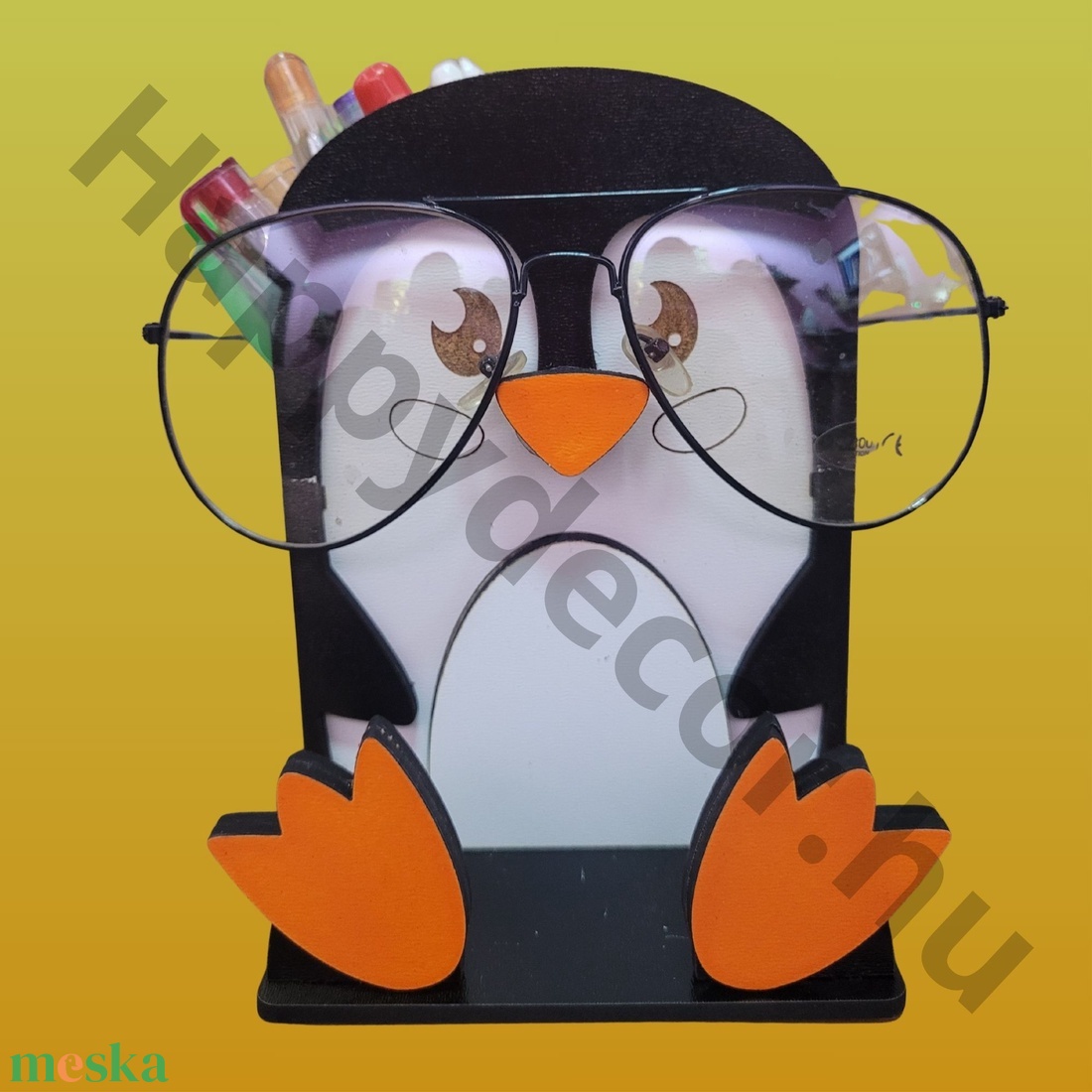 Pingvines Asztali Rendező 3 az 1-ben - otthon & életmód - papír, írószer - ceruza & toll - Meska.hu