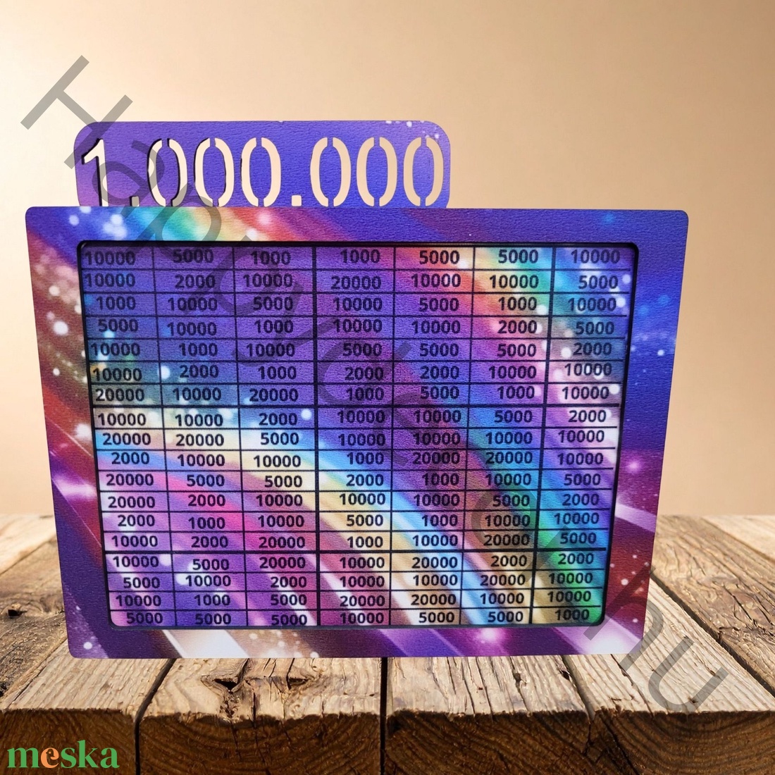 1 millió Ft megtakarítási persely  - otthon & életmód - dekoráció - asztal és polc dekoráció - persely - Meska.hu