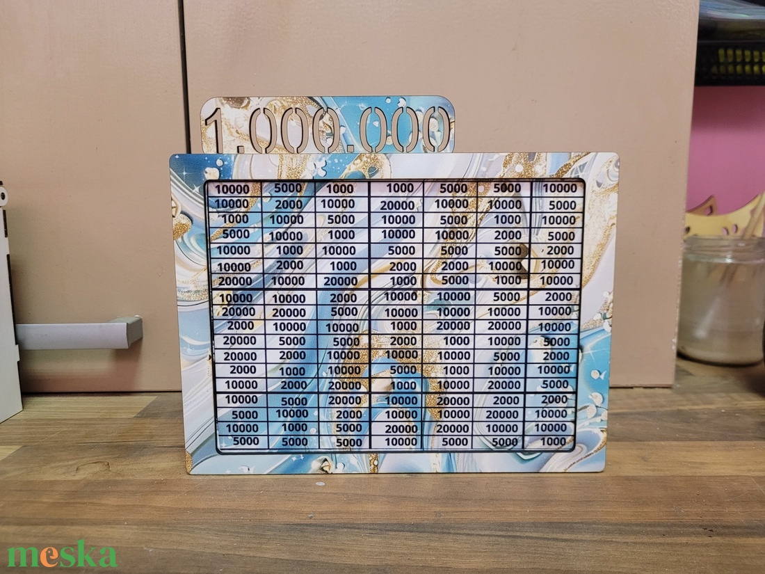 1 millió Ft megtakarítási persely  - otthon & életmód - dekoráció - asztal és polc dekoráció - persely - Meska.hu