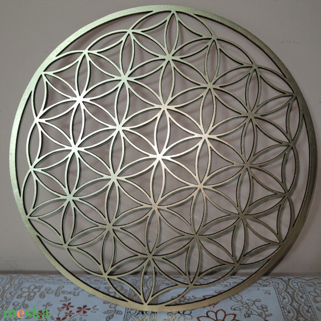 Színes harmónia otthonodban � 25 cm-es Élet virága dekoráció - otthon & életmód - dekoráció - fali és függő dekoráció - falra akasztható dekor - Meska.hu