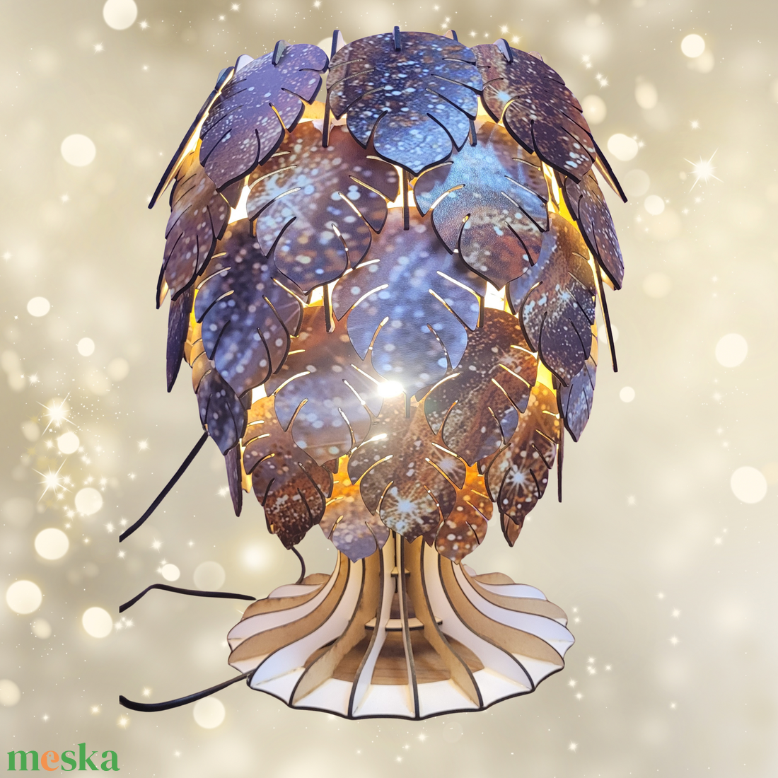 Luxleaf Egyedi designlampa színes fénnyel  - otthon & életmód - lámpa - állólámpa - Meska.hu