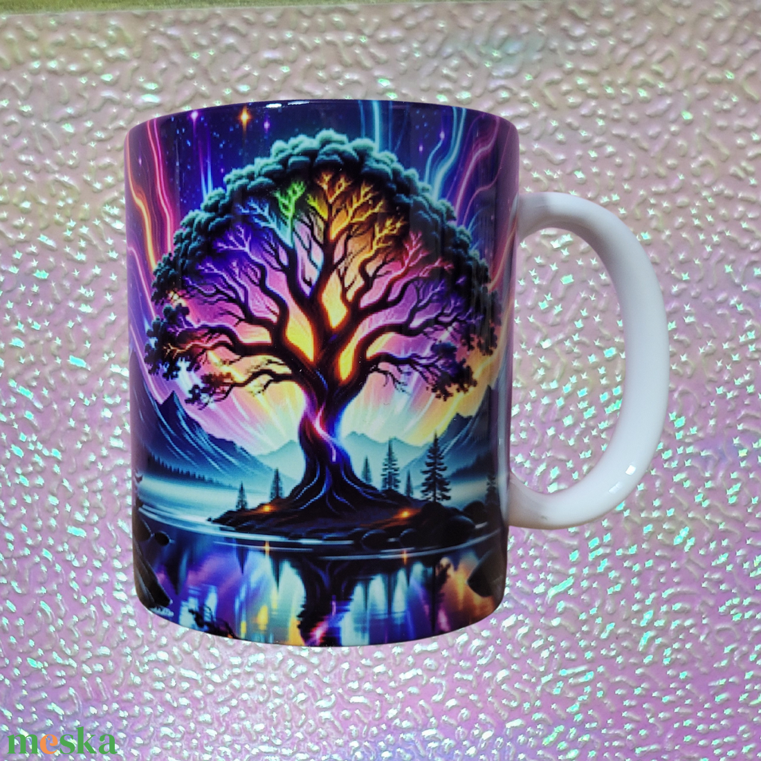 Életfa mintás bögre  - otthon & életmód - konyhafelszerelés, tálalás - tálalás - bögre & csésze - Meska.hu