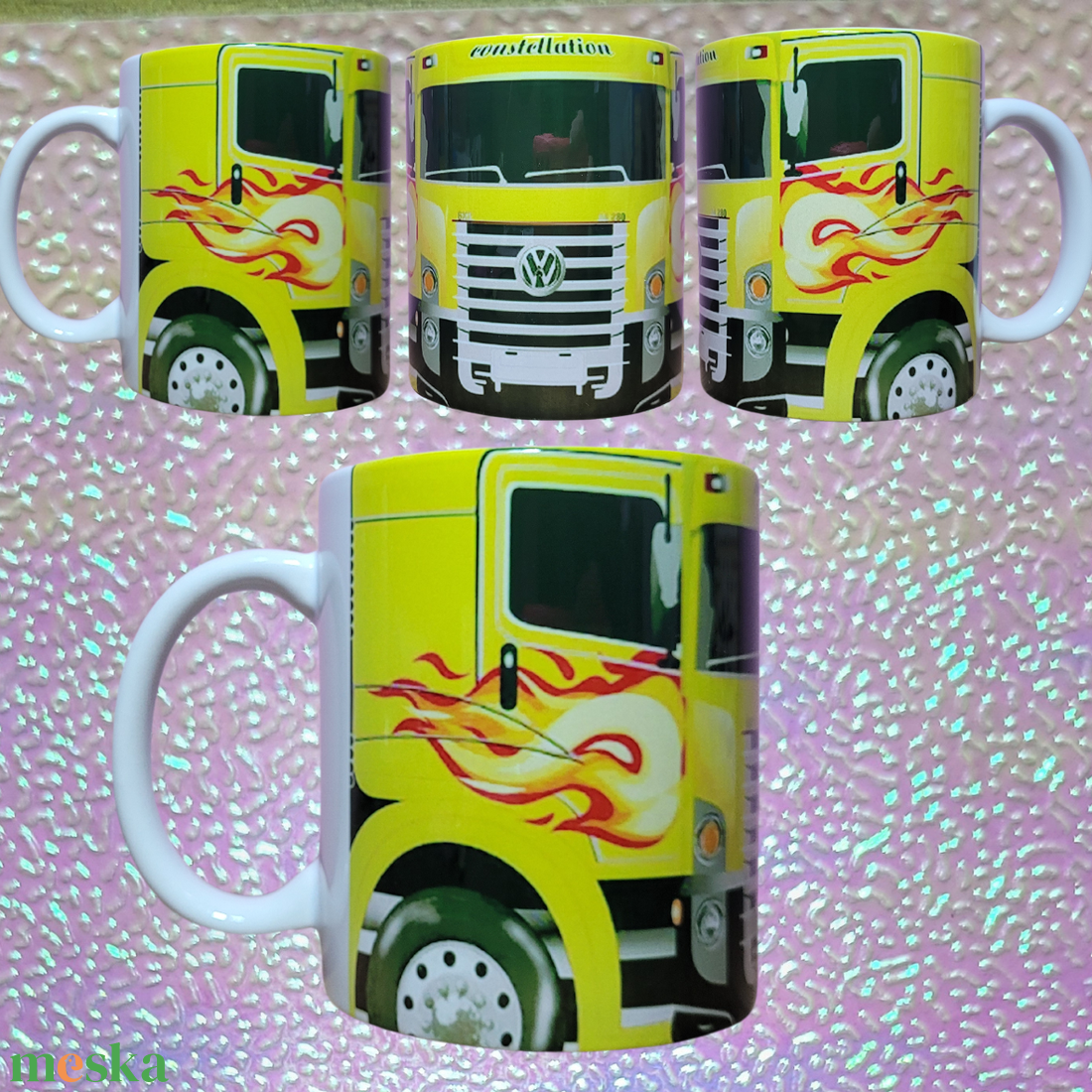 Kamionos bögre  - otthon & életmód - konyhafelszerelés, tálalás - tálalás - bögre & csésze - Meska.hu