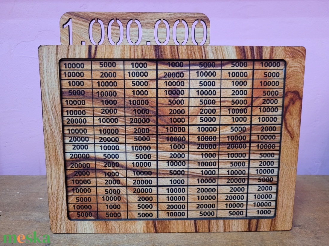 1 millió Ft-os persely  - otthon & életmód - dekoráció - asztal és polc dekoráció - persely - Meska.hu