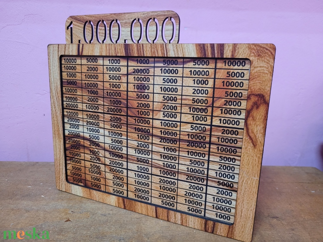 1 millió Ft-os persely  - otthon & életmód - dekoráció - asztal és polc dekoráció - persely - Meska.hu