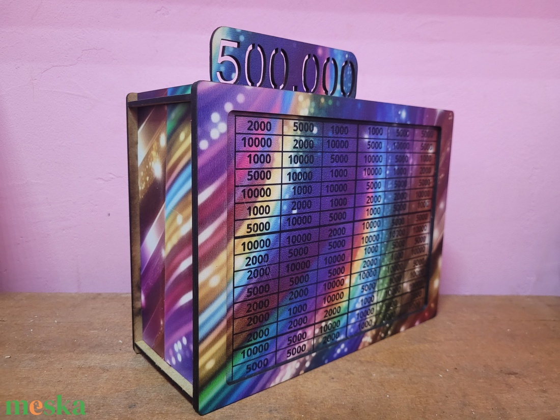 500.000 Ft-os persely  - otthon & életmód - dekoráció - asztal és polc dekoráció - persely - Meska.hu