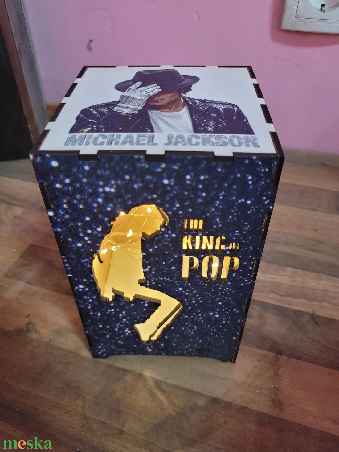 Michael Jackson LED hangulatlámpa - otthon & életmód - lámpa - állólámpa - Meska.hu