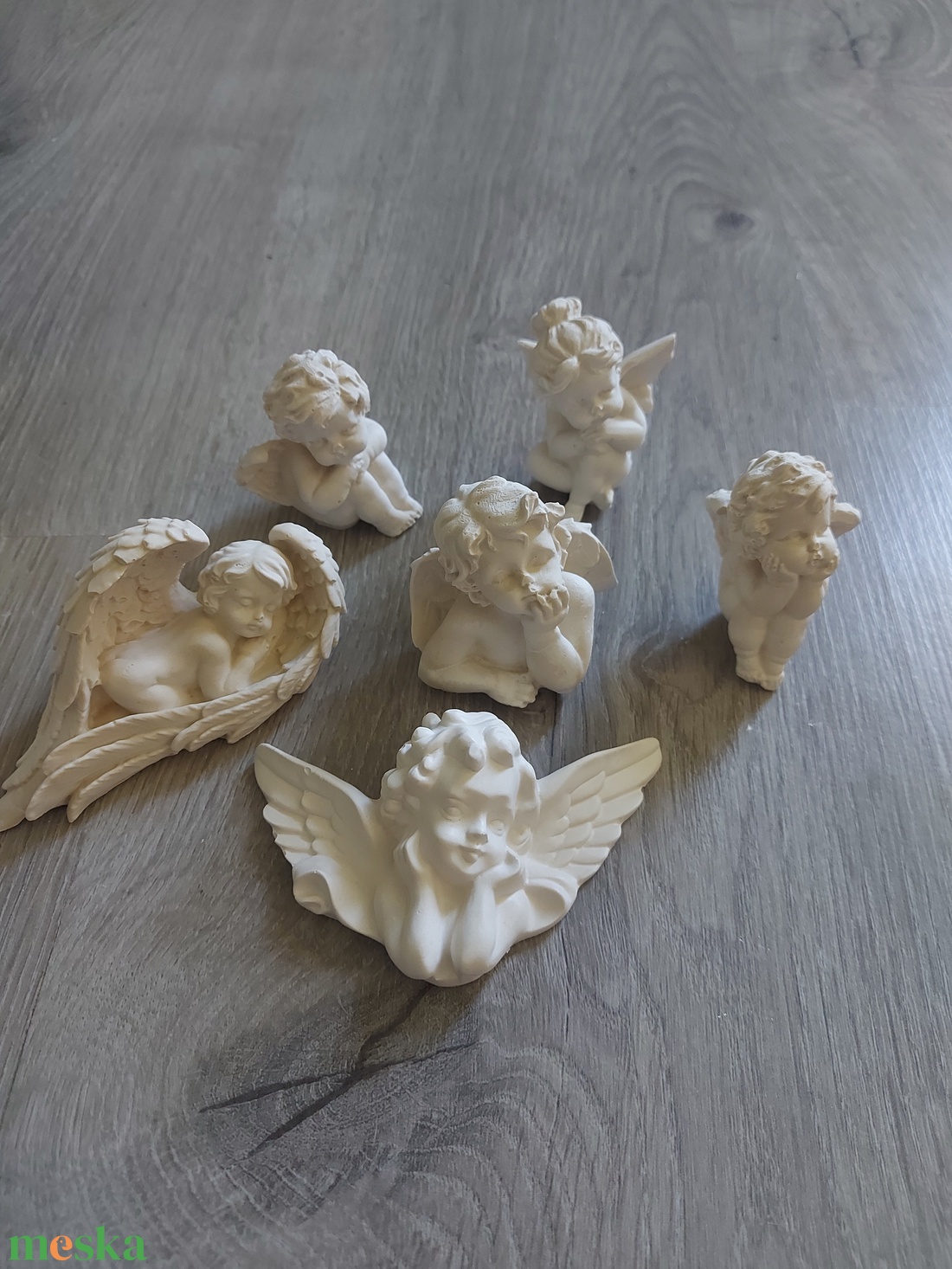 6 db angyalka - kellékek & szerszámok - dekorációs kellékek - figurák - Meska.hu