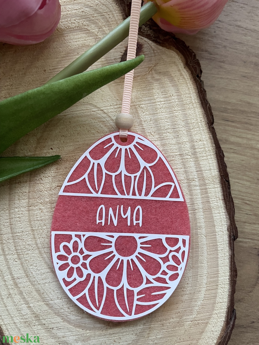 Névre szóló húsvéti tojás (puncs) - otthon & életmód - dekoráció - fali és függő dekoráció - falra akasztható dekor - Meska.hu