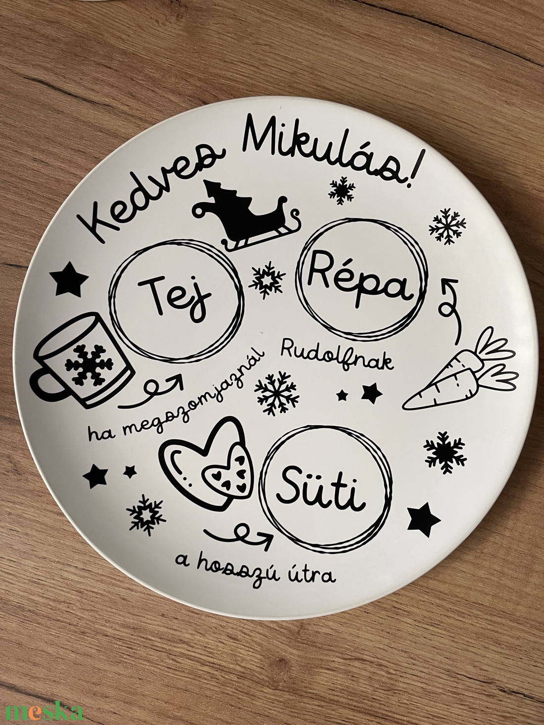Mikulás váró tányér II. - karácsony - mikulás - mikulás ajándékok - Meska.hu Mikulás váró tányér II. - karácsony - mikulás - mikulás ajándékok - Meska.hu