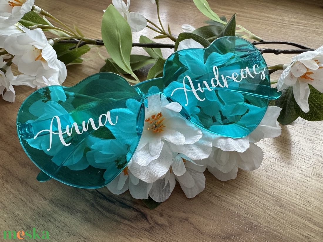 Esküvői party szemüveg  - esküvő - esküvői szett - Meska.hu