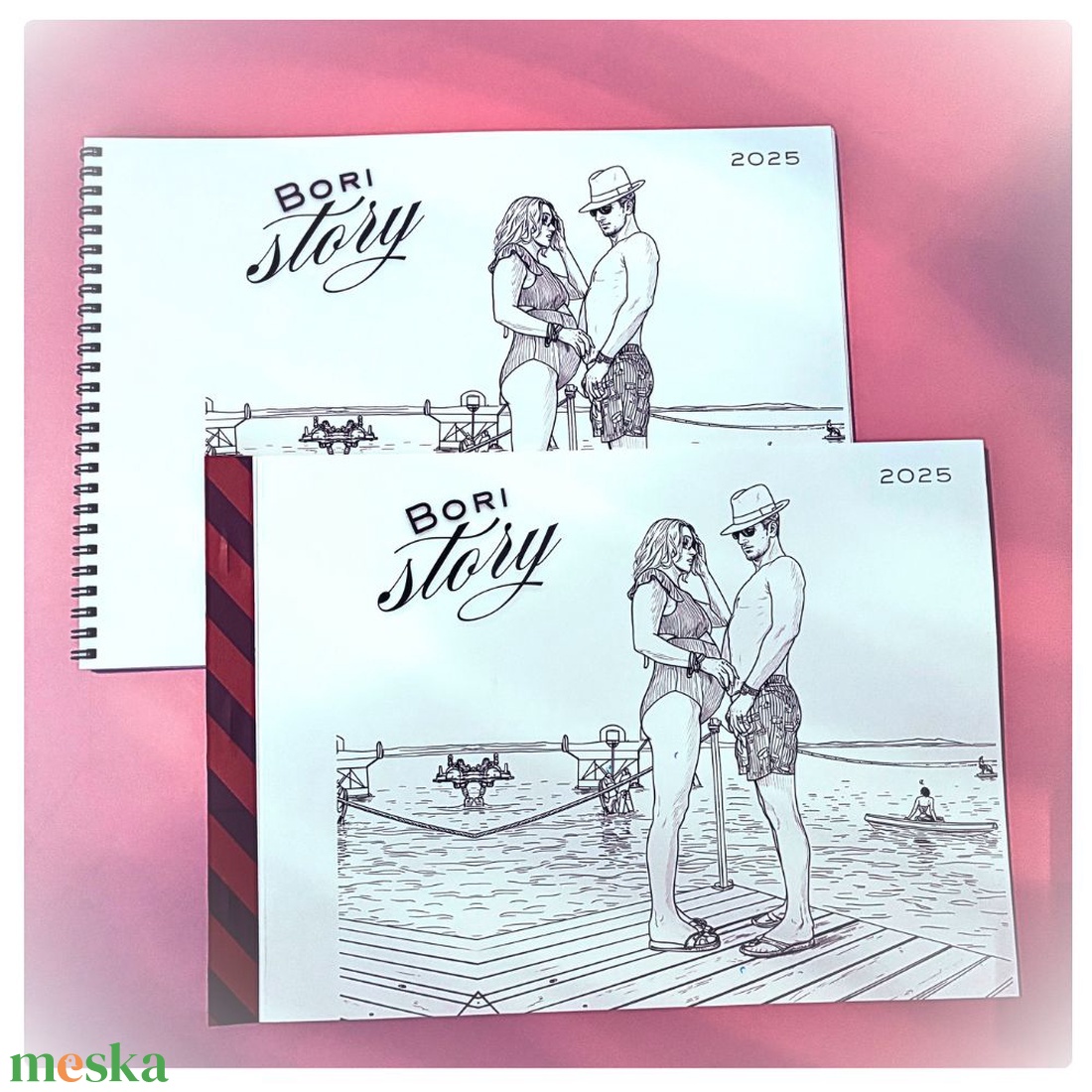 AKCIÓ- 2 db! Egyedi családi színezők és emlékkönyvek  személyes pillanatokból, szeretettel nektek AKCIÓS 2 db egyben! - otthon & életmód - papír, írószer - színező - Meska.hu