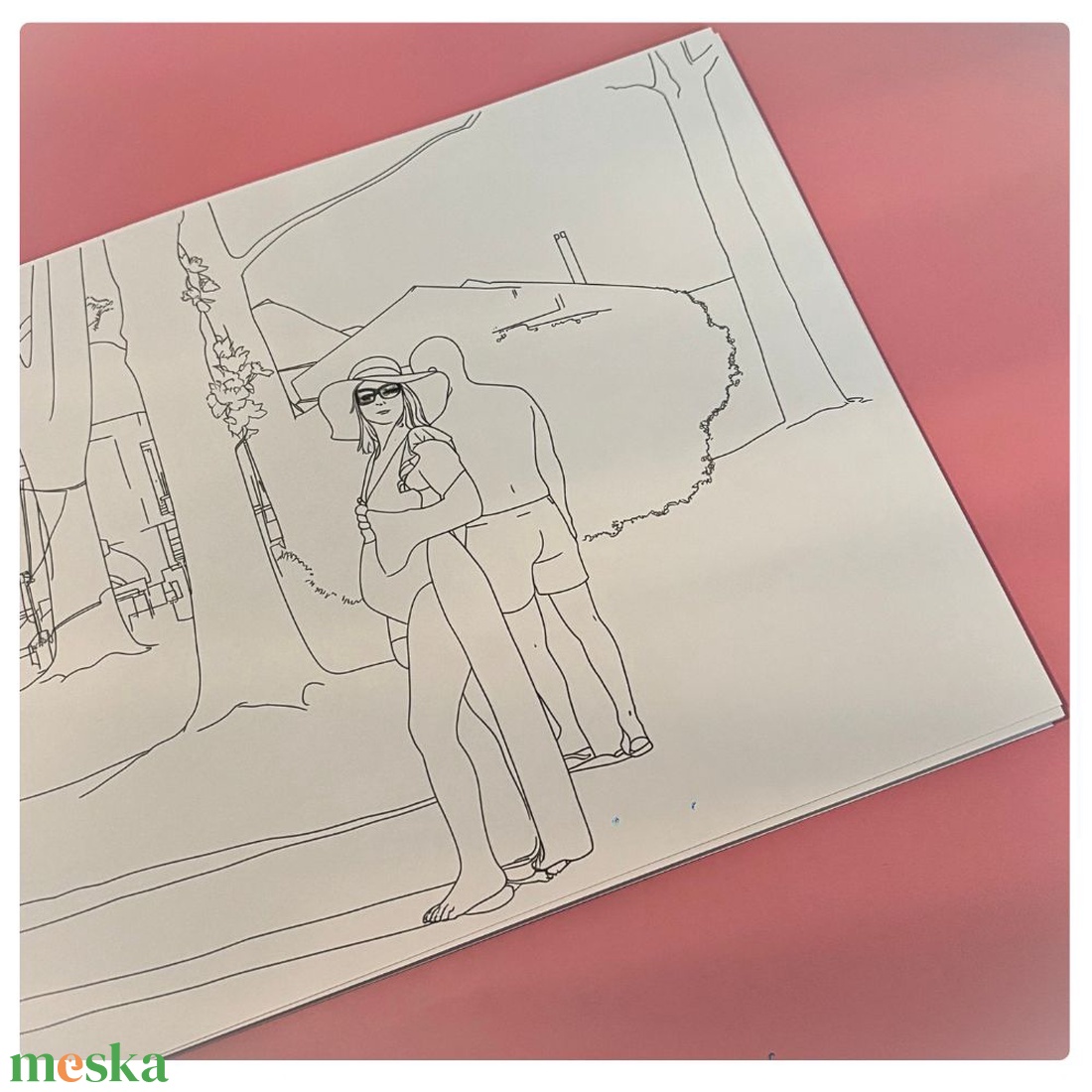 AKCIÓ- 2 db! Egyedi családi színezők és emlékkönyvek  személyes pillanatokból, szeretettel nektek AKCIÓS 2 db egyben! - otthon & életmód - papír, írószer - színező - Meska.hu