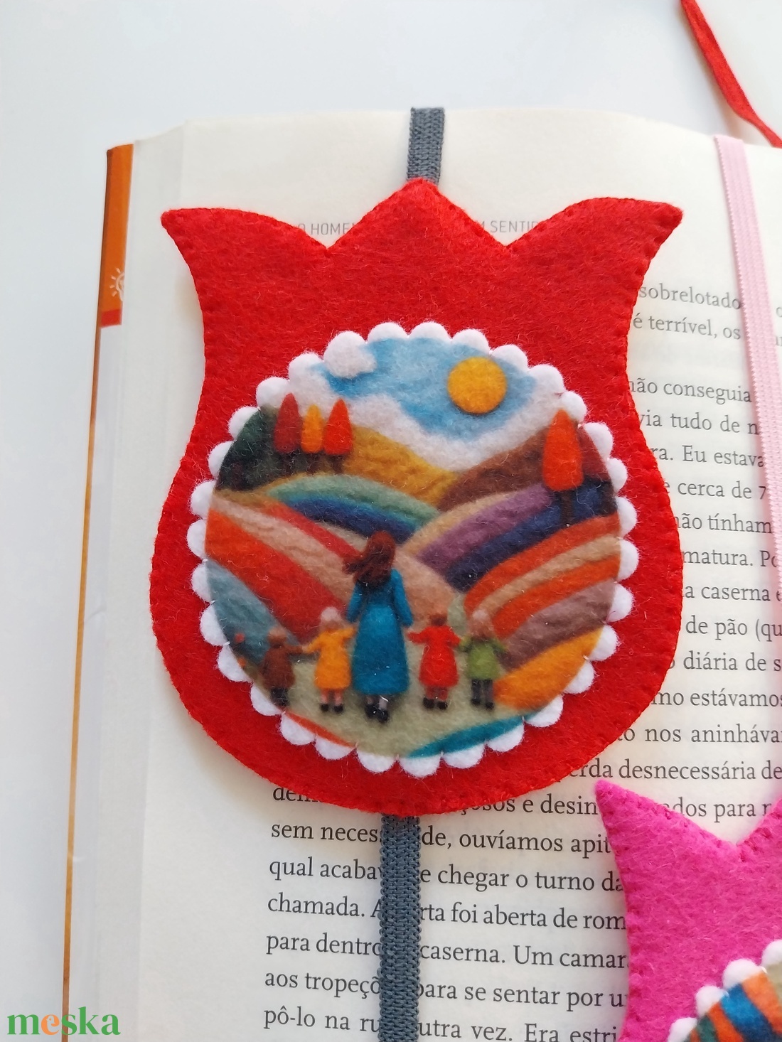 Pedagógusnapi ajándék, filc könyvjelző, Ajándékok óvónőknek/dadusnak - könyv & zene - könyvjelző - Meska.hu