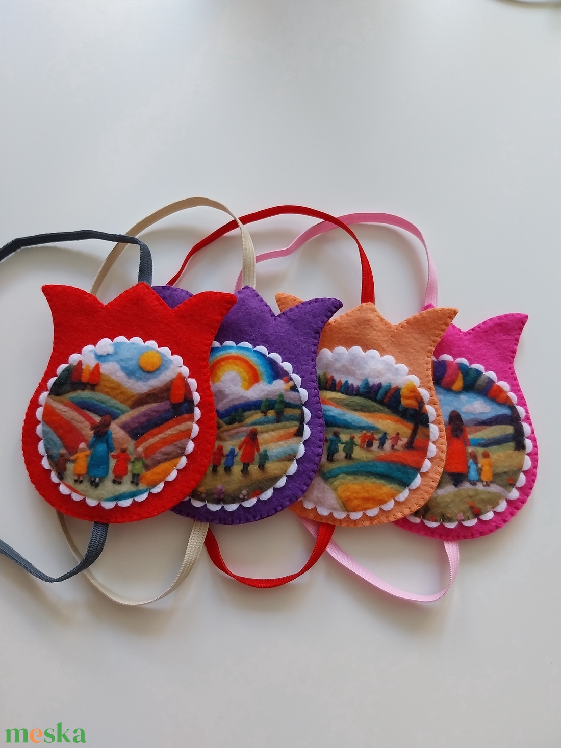 Pedagógusnapi ajándék, filc könyvjelző, Ajándékok óvónőknek/dadusnak - könyv & zene - könyvjelző - Meska.hu