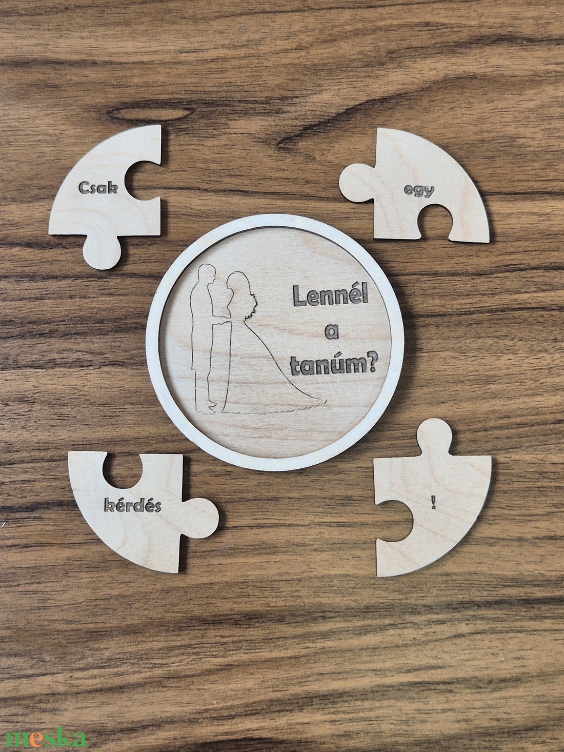 Egyedi fából készült tanúfelkérő puzzle - esküvő - meghívó & kártya - tanú felkérő - Meska.hu Egyedi fából készült tanúfelkérő puzzle - esküvő - meghívó & kártya - tanú felkérő - Meska.hu