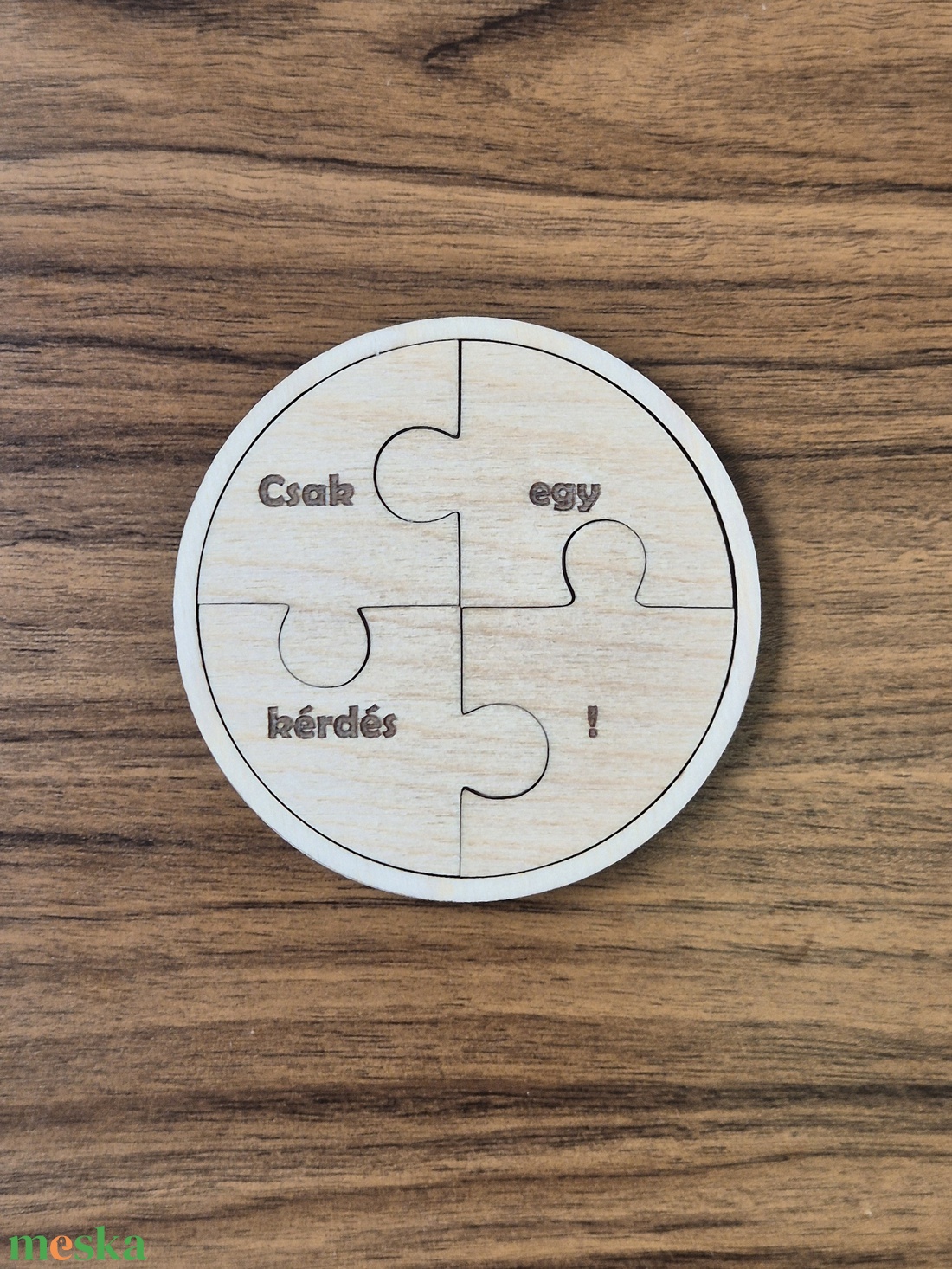 Egyedi fából készült keresztszülő felkérő puzzle - játék & sport - keresztelőajándékok - Meska.hu