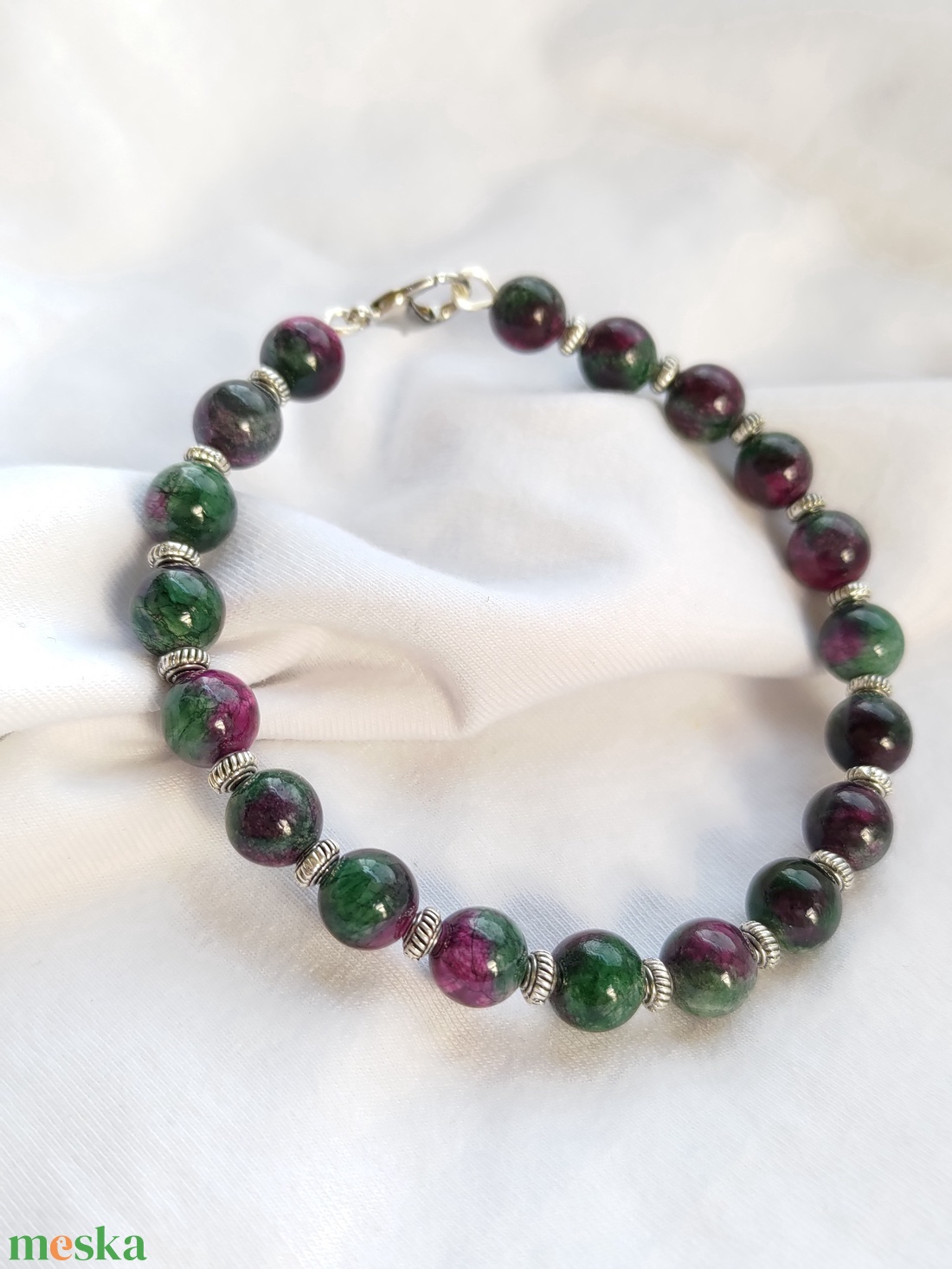 Jáde karperec - ékszer - karkötő - karperec - Meska.hu