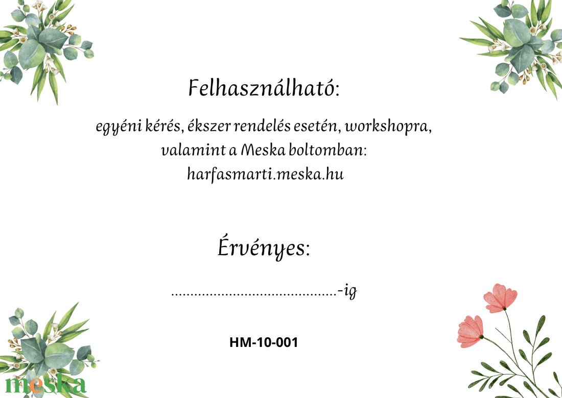Ajándékutalvány - ékszerre, megrendelésre és workshopra is! - ékszer - ékszerszett - Meska.hu Ajándékutalvány - ékszerre, megrendelésre és workshopra is! - ékszer - ékszerszett - Meska.hu