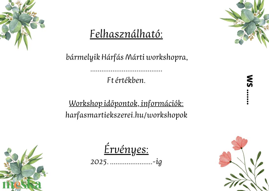 Drótékszer Workshop - AJÁNDÉKKÁRTYA - diy (csináld magad) - workshop & tanfolyam - Meska.hu Drótékszer Workshop - AJÁNDÉKKÁRTYA - diy (csináld magad) - workshop & tanfolyam - Meska.hu