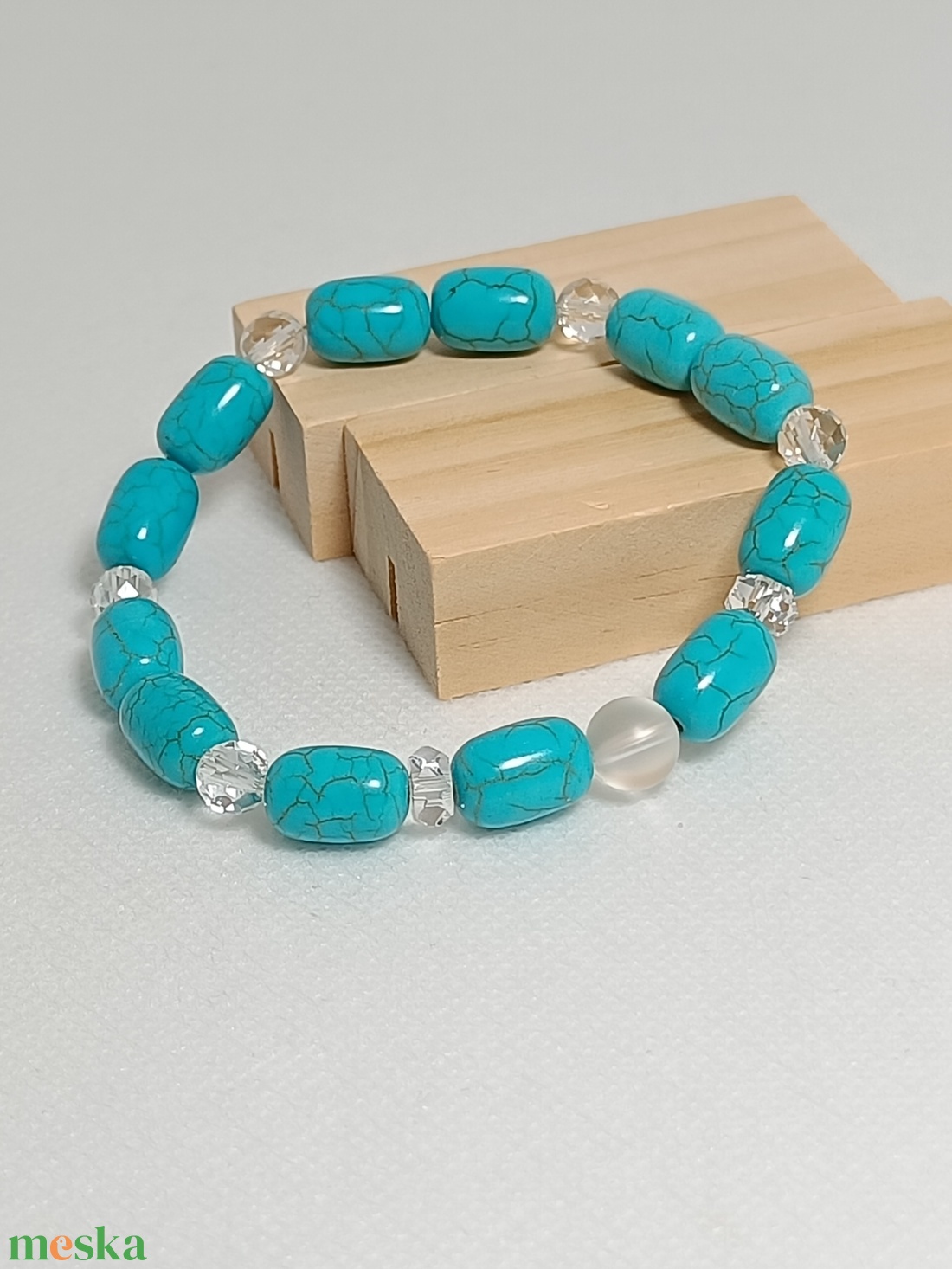 Türkinit karkötő - ékszer - karkötő - gyöngyös karkötő - Meska.hu Türkinit karkötő - ékszer - karkötő - gyöngyös karkötő - Meska.hu