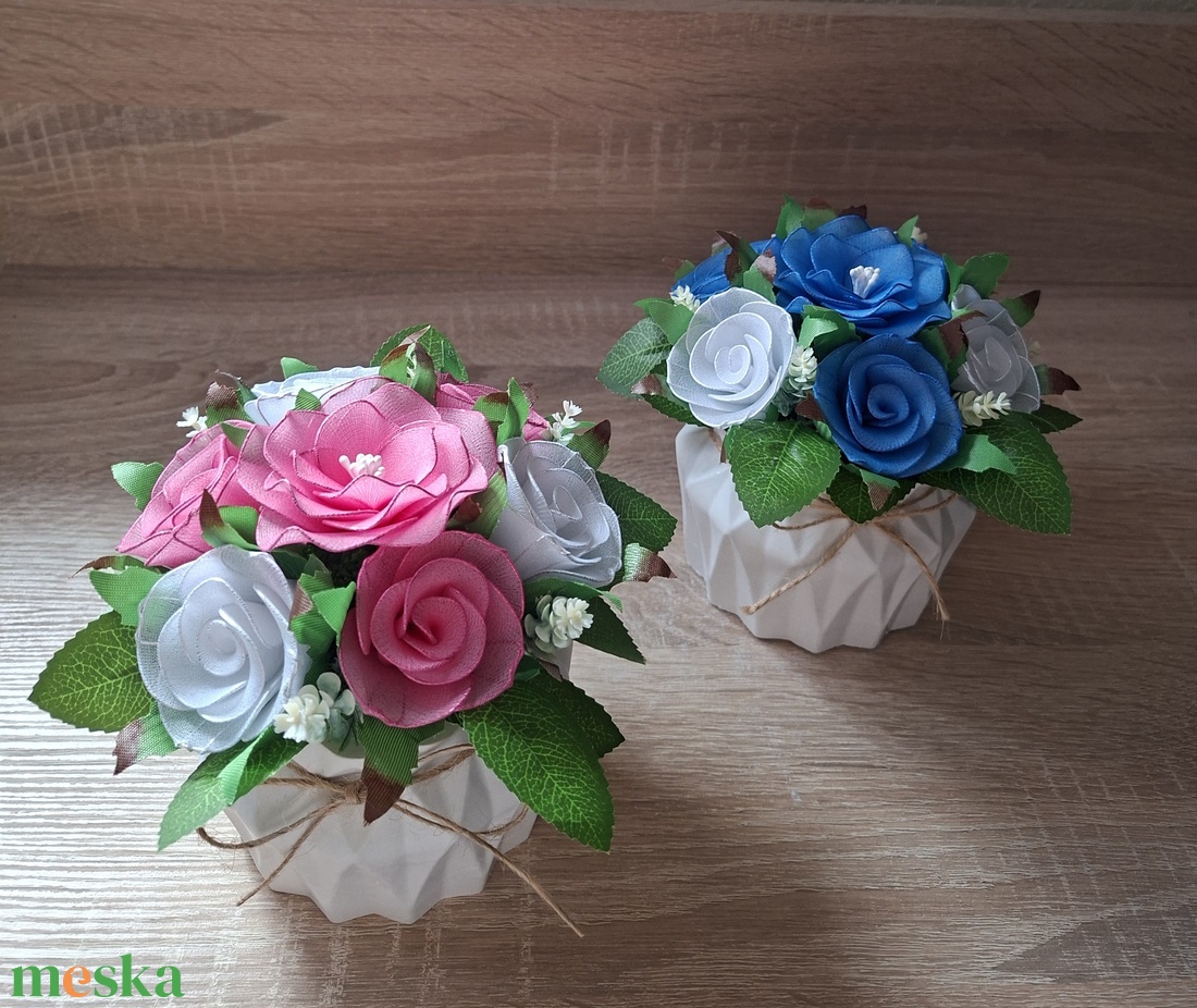 Örök virágcsokor -kézműves harisnyavirág  - baba - mama - babaemlékek - bababejelentők - Meska.hu