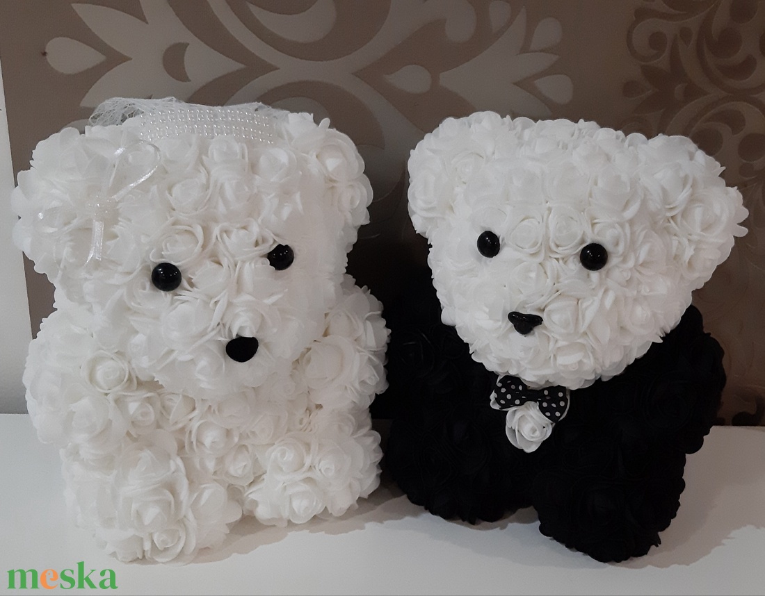 Rózsamaci nászpár - esküvő - dekoráció - asztaldísz - Meska.hu Rózsamaci nászpár - esküvő - dekoráció - asztaldísz - Meska.hu