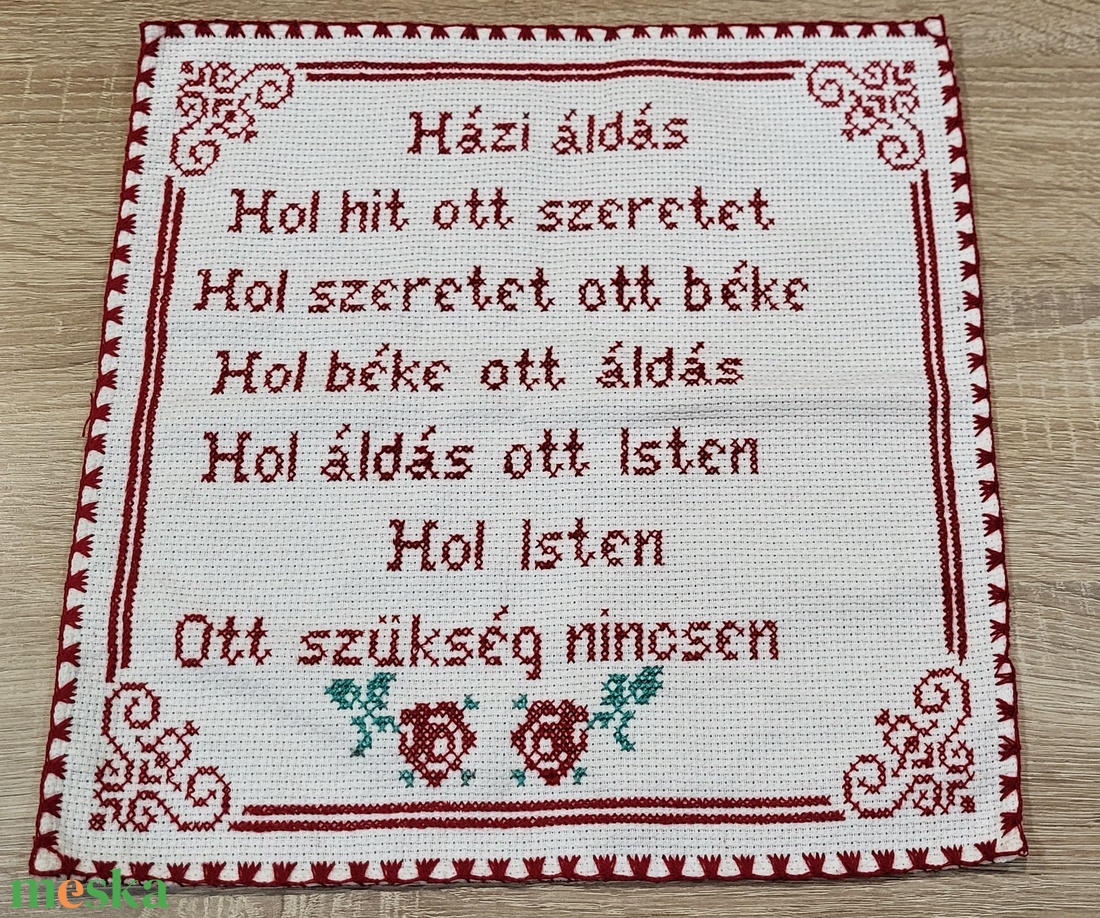 Hímzett házi áldás - otthon & életmód - dekoráció - fali és függő dekoráció - függődísz - Meska.hu Hímzett házi áldás - otthon & életmód - dekoráció - fali és függő dekoráció - függődísz - Meska.hu
