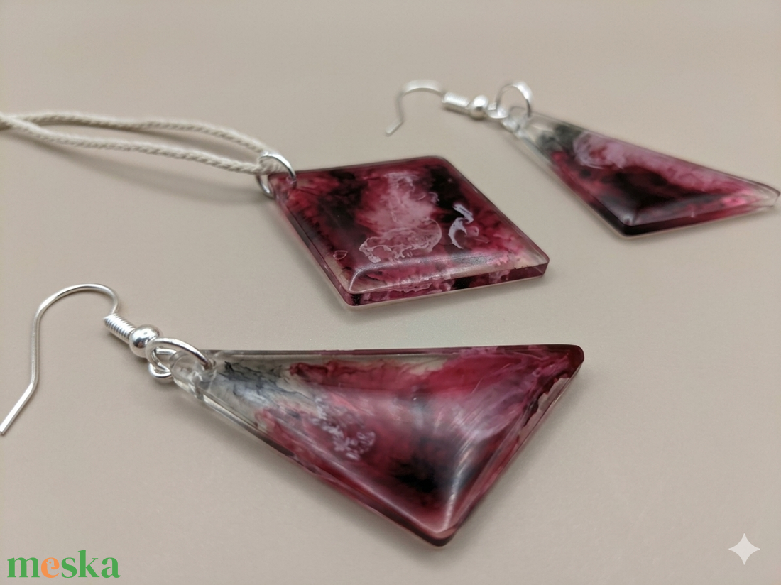 Triangulum �kszerszett - ékszer - ékszerszett - Meska.hu