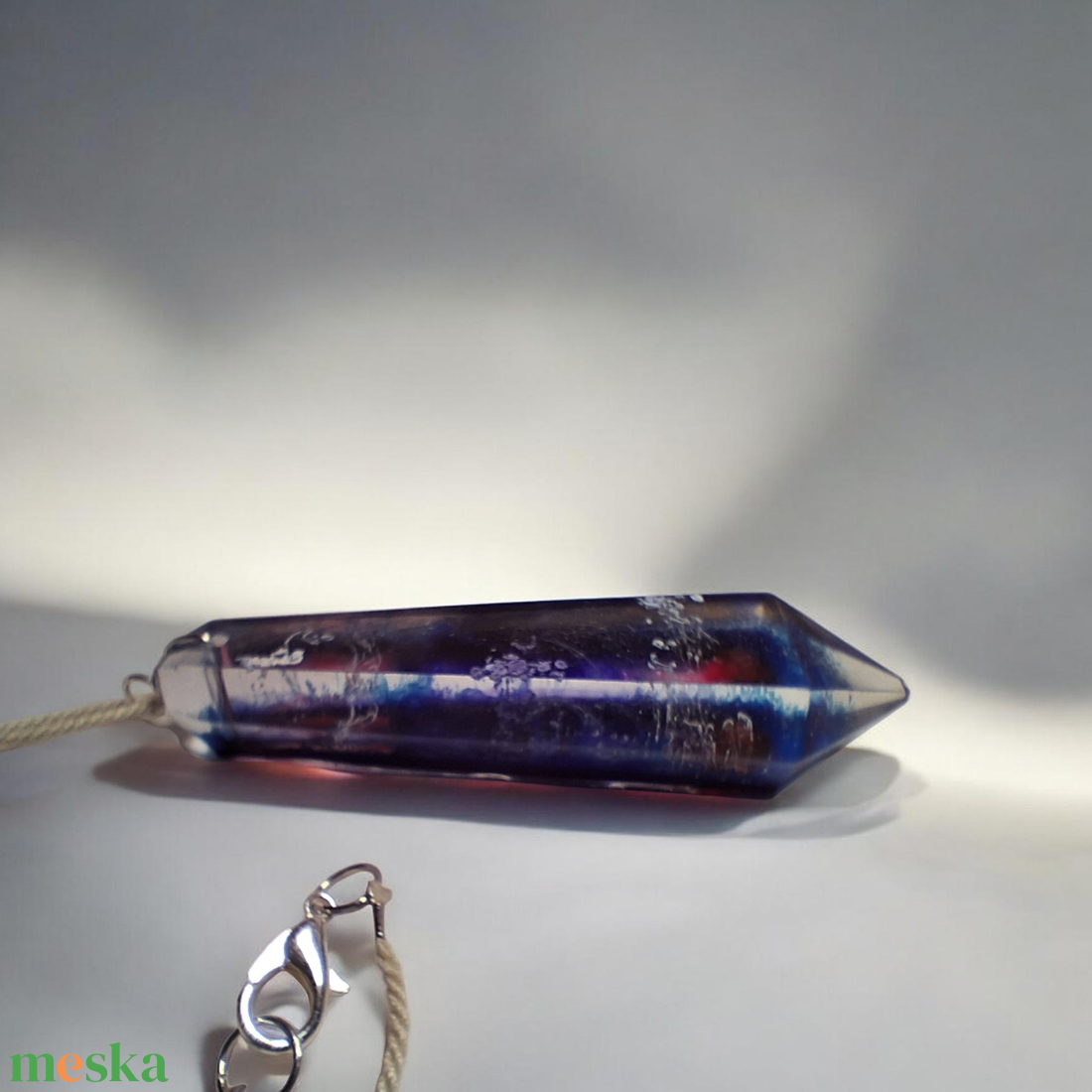  Kristálytiszta Galaxis Medál - ékszer - nyaklánc - medál - Meska.hu