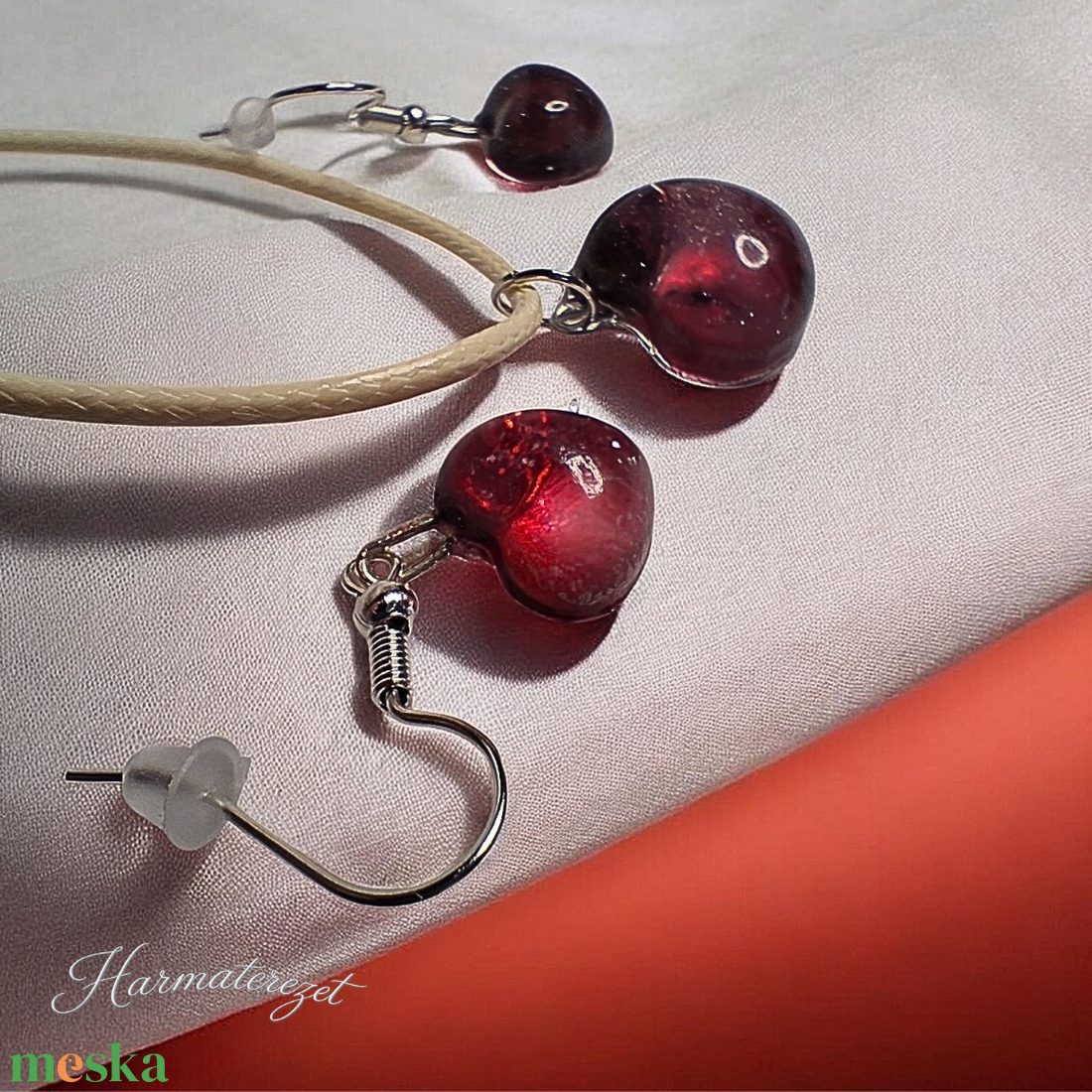 Bordó Románc �kszerszett - ékszer - ékszerszett - Meska.hu