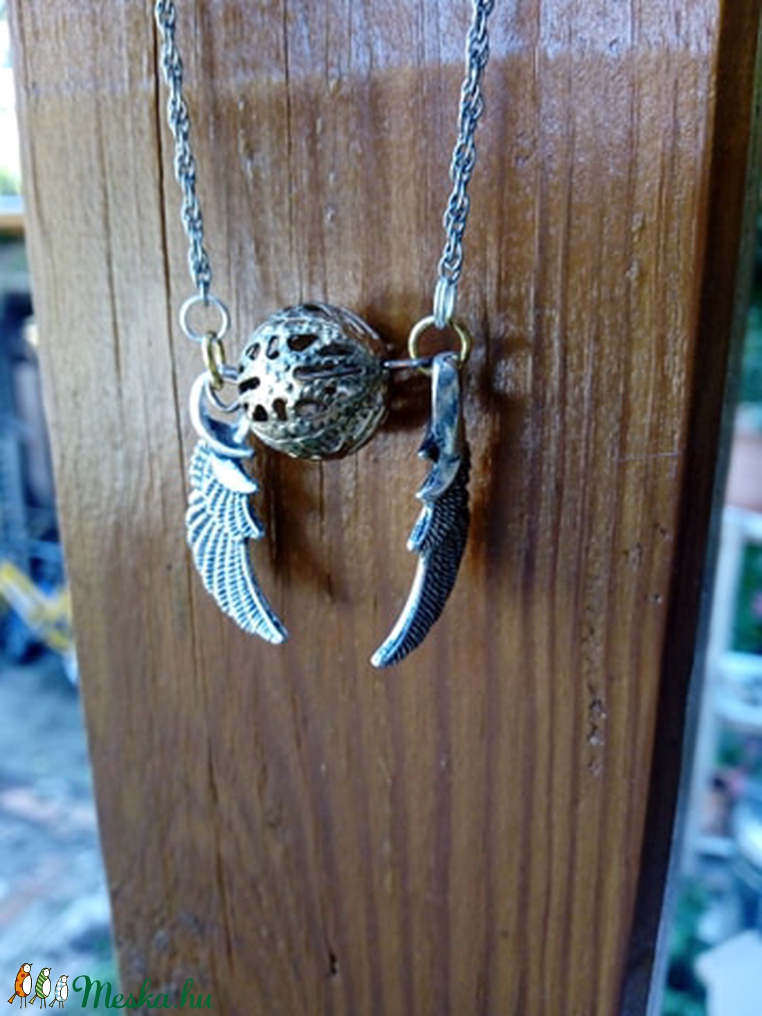 Aranycikesz/kviddics nyaklánc (Harry Potter) - - Meska.hu Aranycikesz/kviddics nyaklánc (Harry Potter) - - Meska.hu