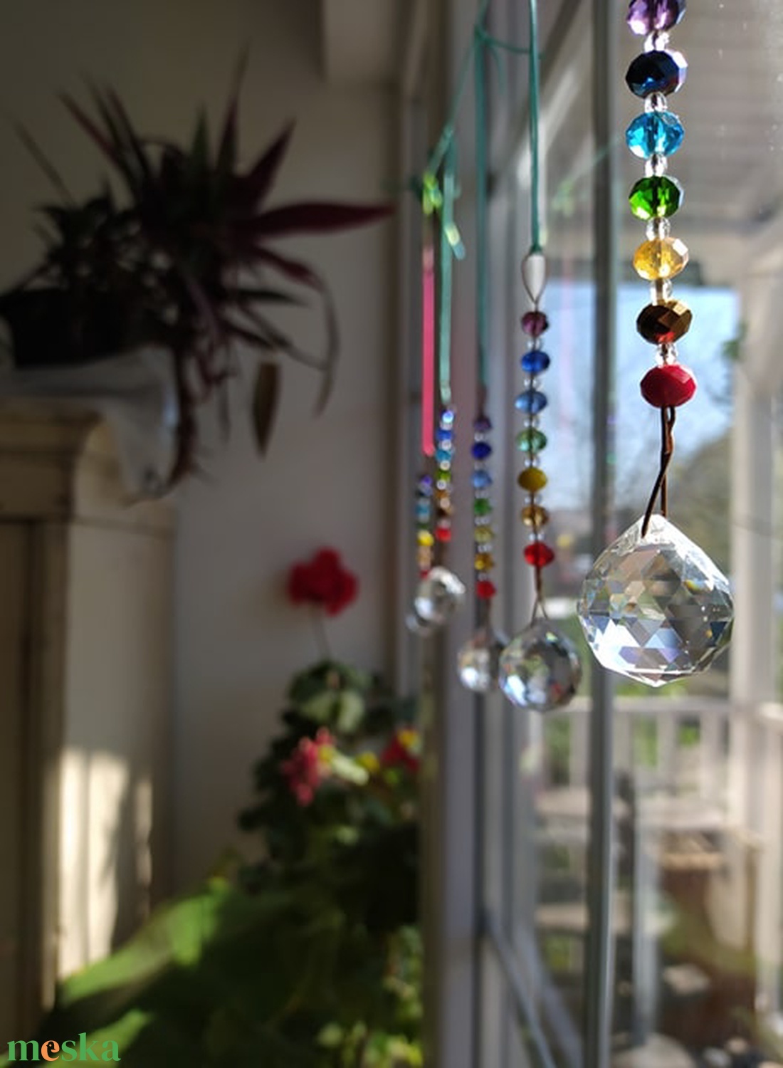 Feng shui kristály függő 7 csakra színével - otthon & életmód - dekoráció - ajtó- és ablak dekoráció - ablakdísz - Meska.hu Feng shui kristály függő 7 csakra színével - otthon & életmód - dekoráció - ajtó- és ablak dekoráció - ablakdísz - Meska.hu
