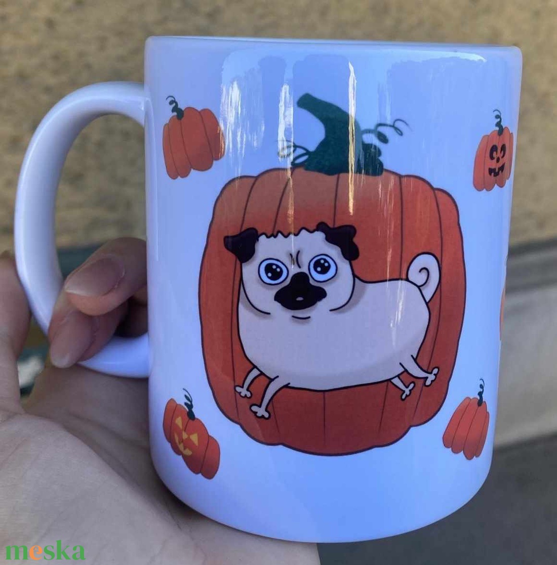 Mopsz bögre, pug, sütőtök, ősz - művészet - grafika & illusztráció - digitális - Meska.hu Mopsz bögre, pug, sütőtök, ősz - művészet - grafika & illusztráció - digitális - Meska.hu