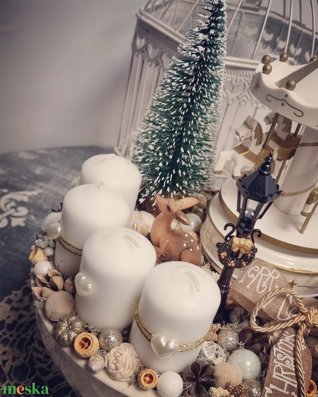 Adventi dekoráció kerámiatálban - karácsony - adventi díszek - adventi asztaldísz - Meska.hu Adventi dekoráció kerámiatálban - karácsony - adventi díszek - adventi asztaldísz - Meska.hu