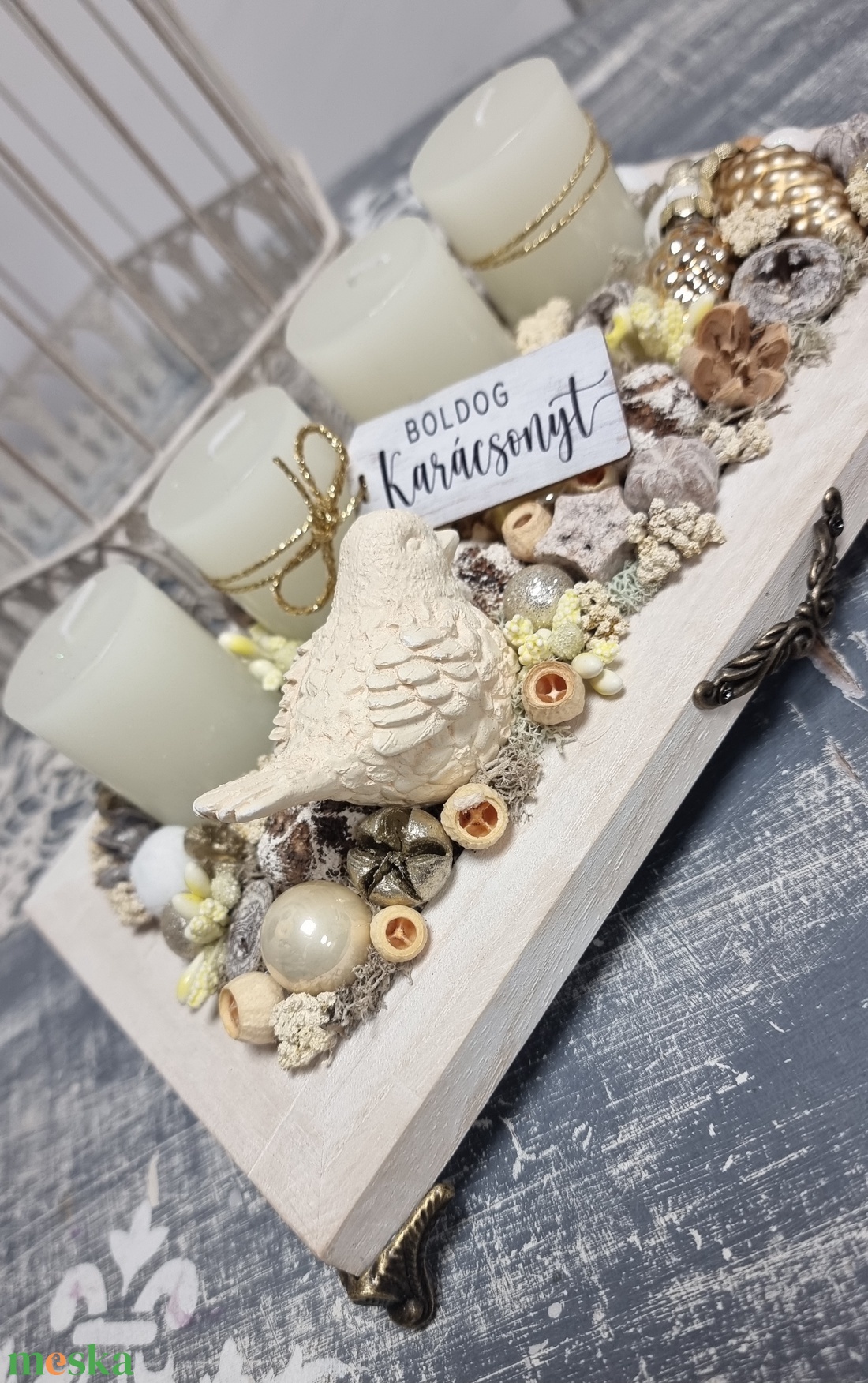 Adventi tálca - karácsony - adventi díszek - adventi ablakdekoráció - Meska.hu Adventi tálca - karácsony - adventi díszek - adventi ablakdekoráció - Meska.hu