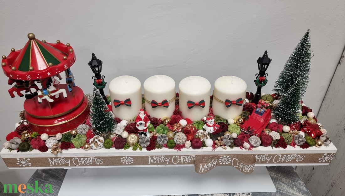 Körhintás dekoráció - karácsony - adventi díszek - adventi asztaldísz - Meska.hu Körhintás dekoráció - karácsony - adventi díszek - adventi asztaldísz - Meska.hu