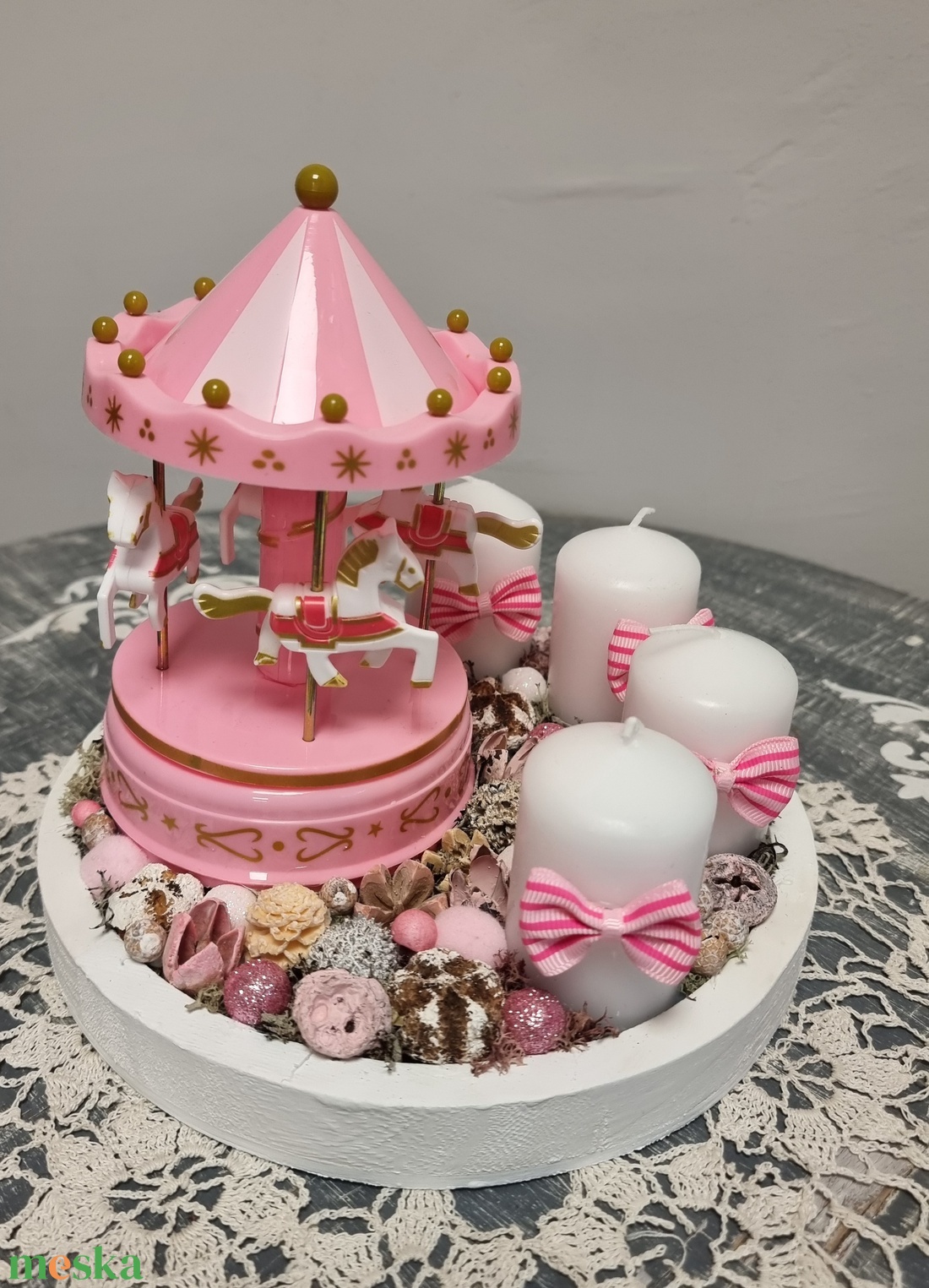 Körhintás adventi tálca - karácsony - adventi díszek - adventi asztaldísz - Meska.hu Körhintás adventi tálca - karácsony - adventi díszek - adventi asztaldísz - Meska.hu