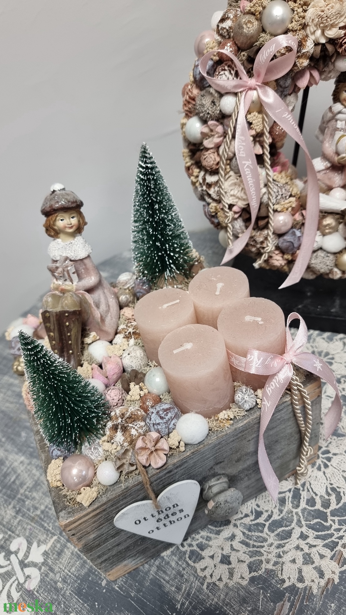 Adventi szett - karácsony - adventi díszek - adventi asztaldísz - Meska.hu Adventi szett - karácsony - adventi díszek - adventi asztaldísz - Meska.hu